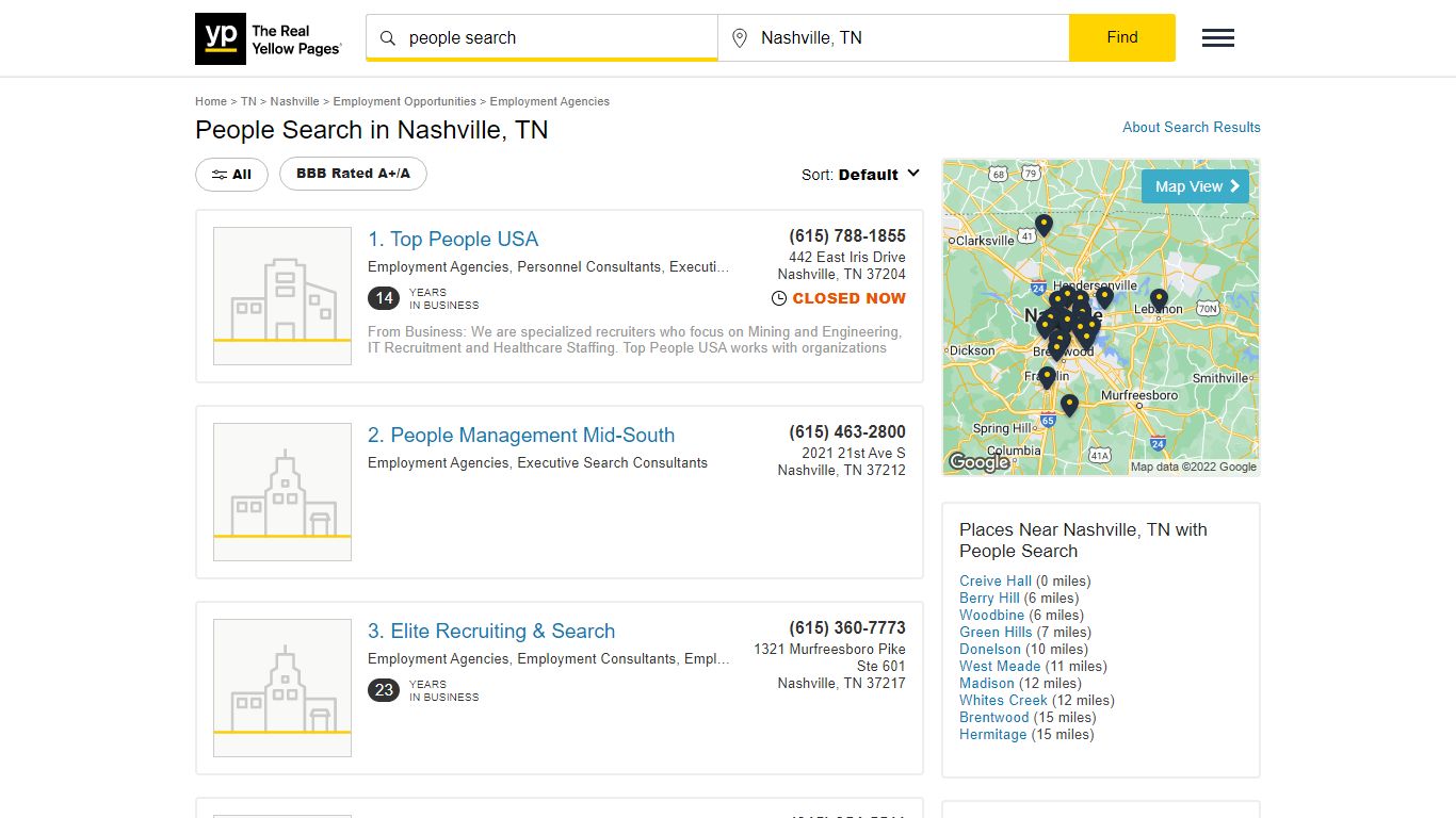 People Search in Nashville, TN with Reviews - YP.com